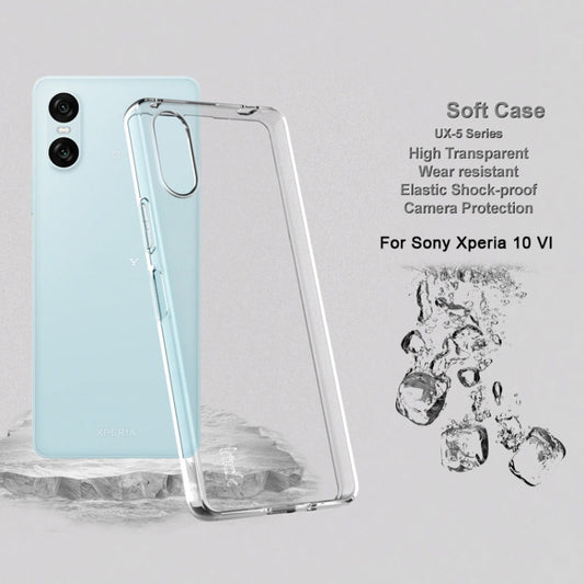 For Sony Xperia 10 VI IMAK UX-5 Series TPU Phone Case(Transparent) by imak