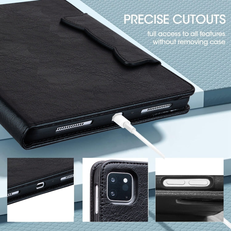 For iPad Air / Air 2 / 9.7 2017 / 2018 Cat Buckle Leather Smart Tablet Case(Black) by bashfashion