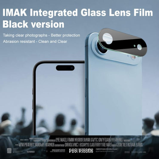 For iPhone Air imak High Definition Integrated Glass Lens Film Black Version by imak