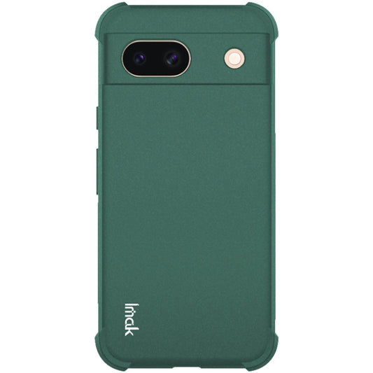 For Google Pixel 8a imak Shockproof Airbag TPU Phone Case(Matte Green) by imak