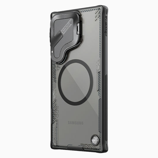 For Samsung Galaxy S24 Ultra 5G NILLKIN Ice Air Prop Series MagSafe Magnetic Cover Version Phone Case(Black) by NILLKIN