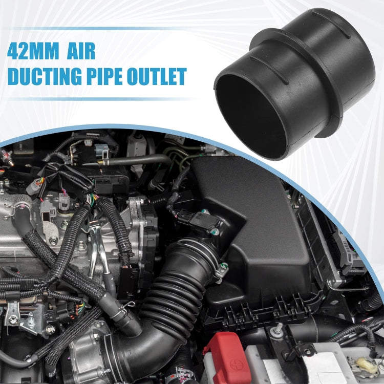 42mm Car Parking Air Ducting Reducer Duct Joiner Connector Pipe by bashfashion