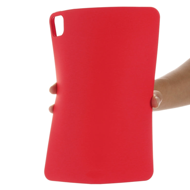 For iPad Pro 11 2025 / 2024 Pure Color Liquid Silicone Shockproof Tablet Case(Red) by bashfashion