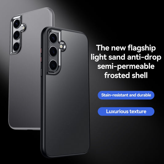 For Samsung Galaxy S24+ 5G SULADA Skin Feel Matte Shockproof Phone Case(Blue) by SULADA