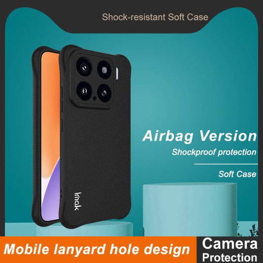 For Xiaomi 15 imak Shockproof Airbag TPU Phone Case(Matte Black) by imak