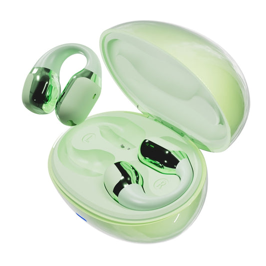 Hileo F16 TWS Touch Control IPX5 Waterproof Sports Earclip Noise Cancelation Earphones(Green) by Hileo