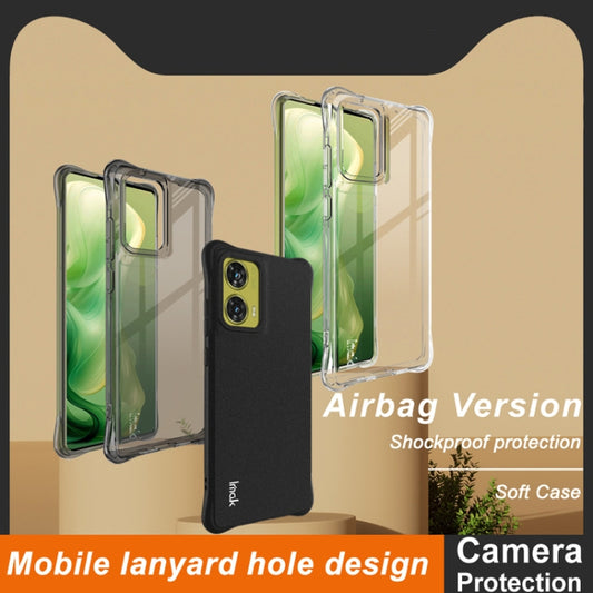 For Motorola Moto G85 / S50 Neo imak Shockproof Airbag TPU Phone Case(Matte Black) by imak