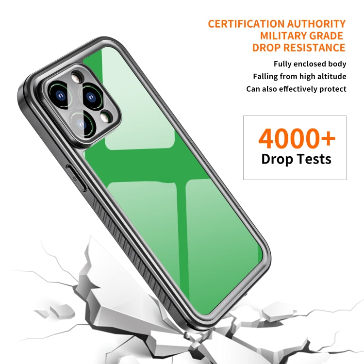 For iPhone 14 Pro Max RedPepper Shockproof IP68 Waterproof PC + TPU Protective Case(Black) by RedPepper