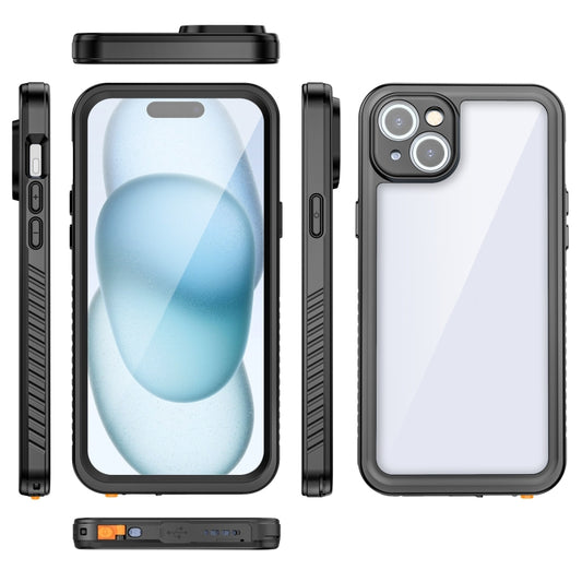 For iPhone 15 Plus RedPepper Shockproof IP68 Waterproof PC + TPU Protective Case(Black) by RedPepper