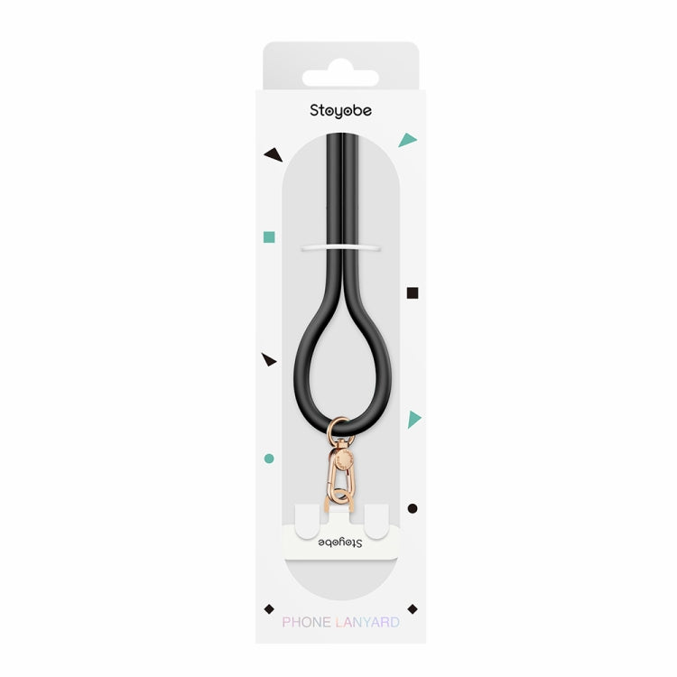 DUX DUCIS PL-ONE Universal Silicone Phone Lanyard(Black) by DUX DUCIS