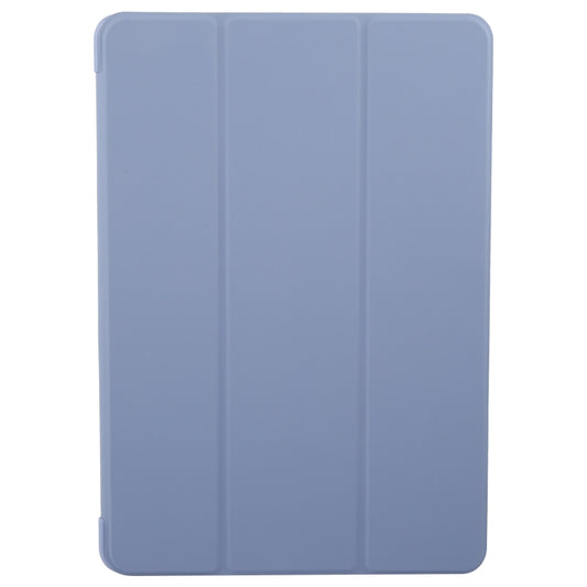 For Huawei MatePad 11.5 S GEBEI 3-folding Holder Shockproof Flip Leather Tablet Case(Purple) by GEBEI