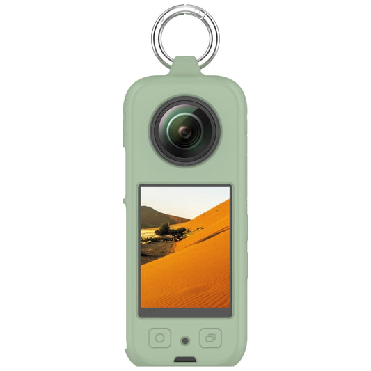 For Insta 360 X4 Portable Silicone Protective Case(Ice Green) by bashfashion