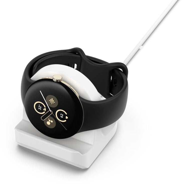 For Fitbit Ace LTE Smart Watch Silicone Charging Bracket(White) by bashfashion