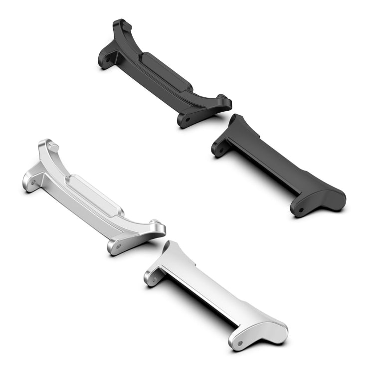 For Samsung Galaxy Watch Ultra 47mm / Ultra 2025 1 Pair 22mm Zinc Alloy Metal Watch Band Connector(Silver) by bashfashion