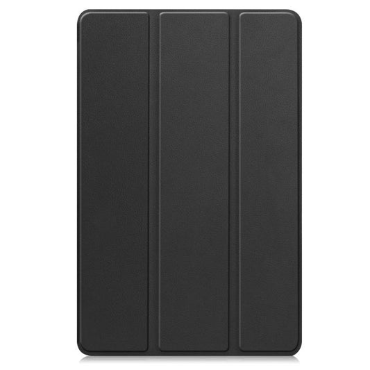 For Lenovo Idea Tab Pro Custer Texture 3-Fold Holder Leather Smart Tablet Case(Black) by bashfashion