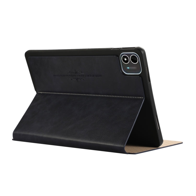 For Itel Pad One 10.1 Simple Crazy Horse Leather Tablet Case(Blue) by bashfashion