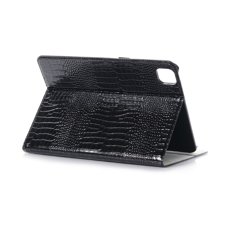 For iPad Pro 11 2025 / 2024 Crocodile Texture Leather Tablet Case(Black)