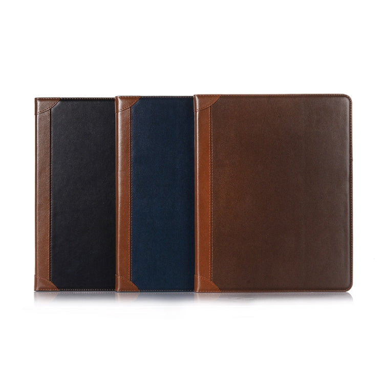 For iPad Pro 13 2025 / 2024 Book Style Stitching Leather Tablet Case(Blue) by bashfashion