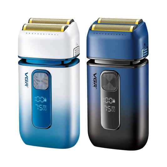 VGR V-362 5W USB Reciprocating Electric Shaver Bald Head Hair Clipper(Sky Blue) by VGR