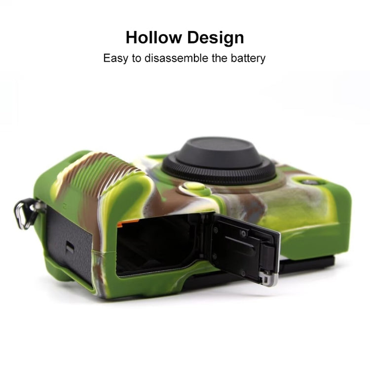 For FUJIFILM X-T5 Soft Silicone Protective Case(Camouflage) by bashfashion