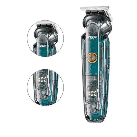 VGR V-949 5W USB LED Digital Display Multifunctional Hair Clipper by VGR