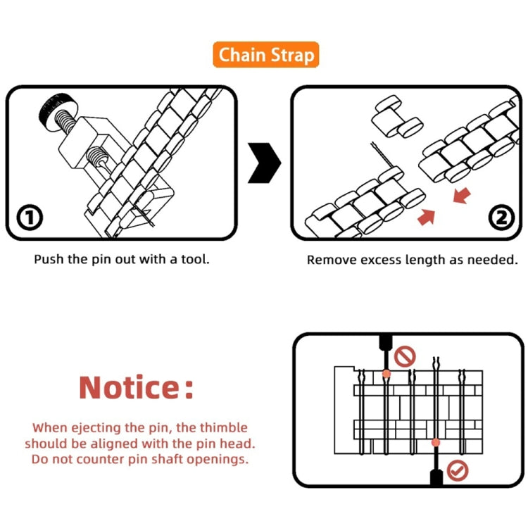 For Honor Band 10 / 9 MIJOBS Three-Beads Stainless Steel Watch Band(Rose Gold) by MIJOBS