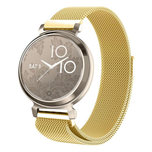 For Garmin Lily 2 14mm Milan Stainless Steel Watch Band(Gold) by bashfashion