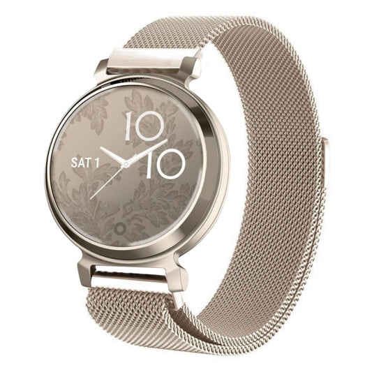 For Garmin Lily 2 14mm Milan Stainless Steel Watch Band(Vintage Gold) by bashfashion