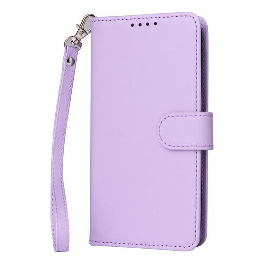 For Samsung Galaxy S25 Edge 5G BETOPNICE BN-005 2 in 1 Detachable Imitate Genuine Leather Phone Case(Light Purple) by BETOPNICE