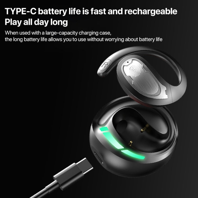 I19 Mechanical Planet Ear-Mounted Wireless Bluetooth Earphone(Beige) by bashfashion