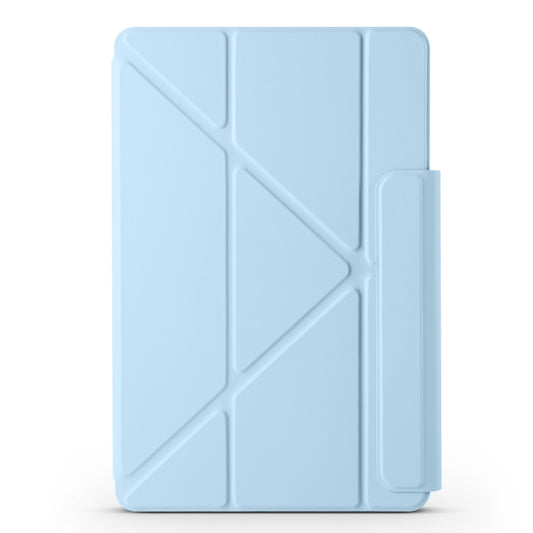 For Honor MagicPad 2 12.3 Fixed Buckle Magnetic Deformation Leather Tablet Case(Ice Blue) by bashfashion