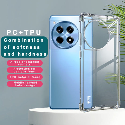 For OnePlus Ace 3 5G / 12R 5G IMAK Space Shield PC + TPU Airbag Shockproof Phone Case(Transparent) by imak