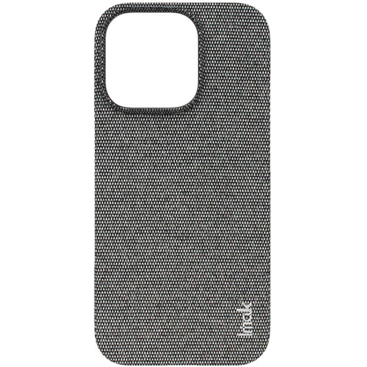 For iPhone 16 Pro imak Ruiyi Series Cloth Texture PU + PC Phone Case(Dark Grey) by imak