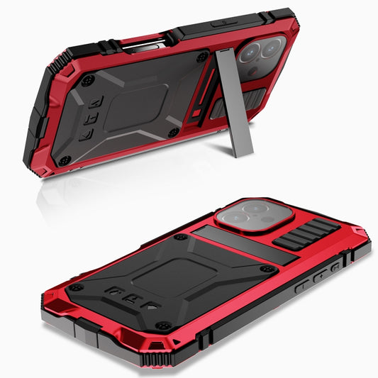 For iPhone 16 R-JUST Life Waterproof Dustproof Shockproof Phone Case(Red) by R-JUST