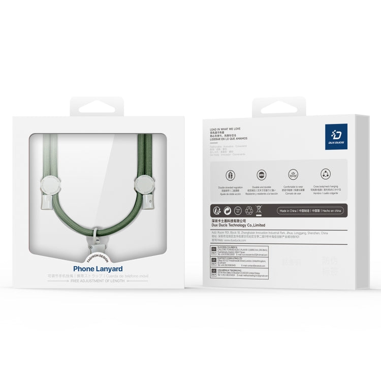 DUX DUCIS Plaz Crossbody Neck Strap Anti-lost Phone Lanyard(Army Green) by DUX DUCIS
