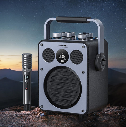 WK Beluga D7 Conductor HiFi Outdoor Portable Bluetooth Speaker(Black) by WK