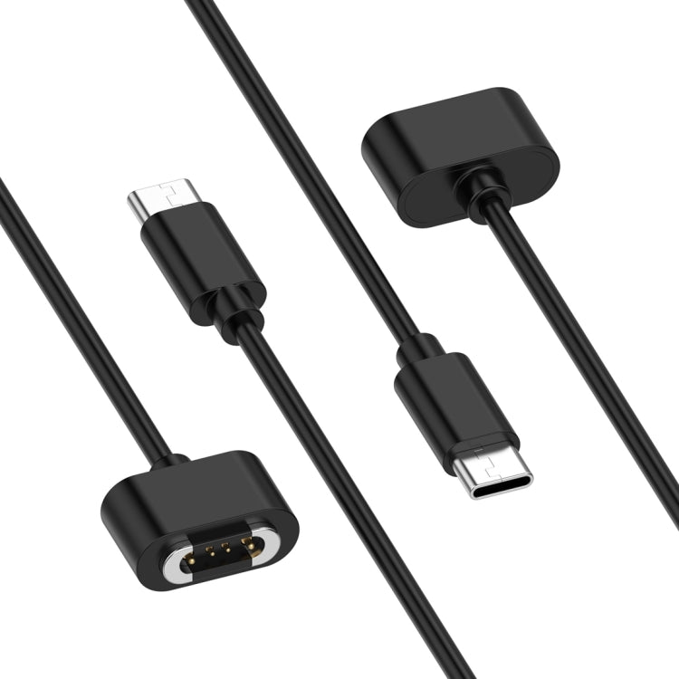 For Xiaomi Mi Rabbit Kids Watch S1 Smart Watch Charging Cable 1m, USB-C / Type-C Interface(Black) by bashfashion