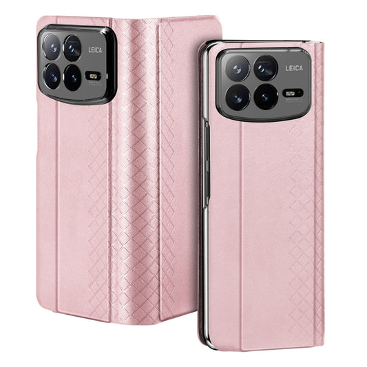 For Xiaomi Mix Fold 4 DUX DUCIS Bril Series PU + TPU Phone Case(Pink) by DUX DUCIS