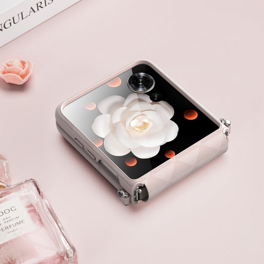 For Honor Magic V Flip DUX DUCIS Fitt Series TPU + PU Texture Full Cover Phone Case(Pink) by DUX DUCIS