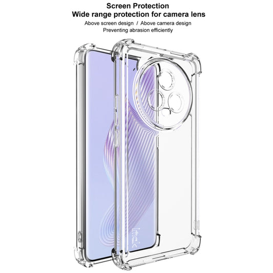 For Honor Magic5 IMAK UX-4 Series Four-corner Shockproof Phone Case(Transparent) by imak