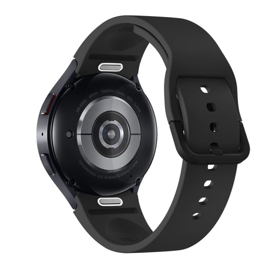 For Samsung Galaxy Watch 7 / 6 Button Style Quick Release Silicone Watch Band(Black) by bashfashion