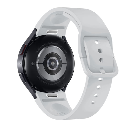 For Samsung Galaxy Watch 7 / 6 Button Style Quick Release Silicone Watch Band(Light Grey) by bashfashion