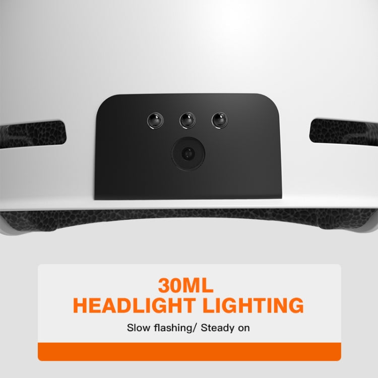 M6 1080P HD Camera Recorder Cycling Smart Helmet, Size: 54-63cm(White) by bashfashion