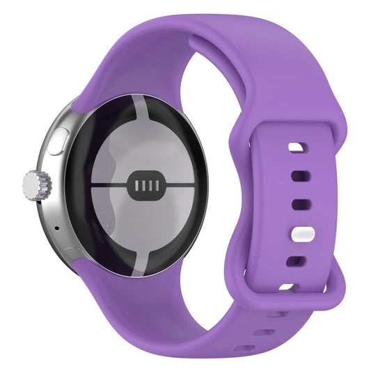 For Google Pixel Watch 3 41mm Official Silicone Watch Band(Purple) by bashfashion