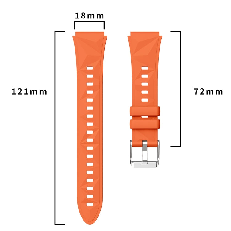 For Huawei Watch GT 5 41mm Official 18mm Silicone Watch Band(Pink) by bashfashion