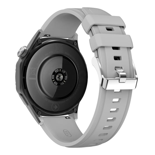 For Huawei Watch GT 5 46mm Official 22mm Silicone Watch Band(Light Grey) by bashfashion