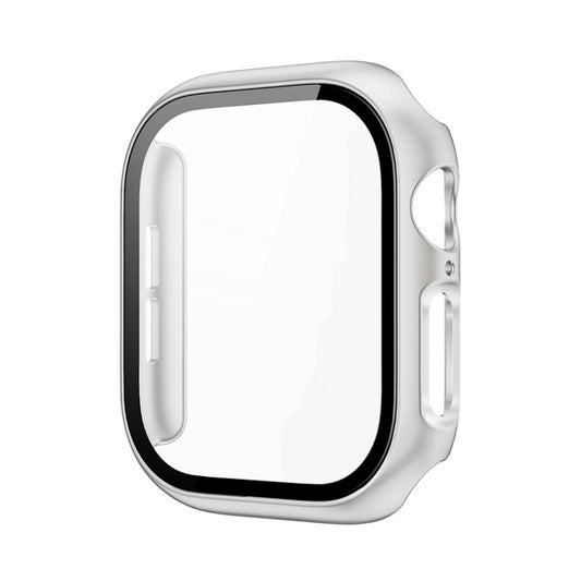 For Apple Watch Series 10/11 42mm imak Integrated Watch Case with Film(Silver) by imak