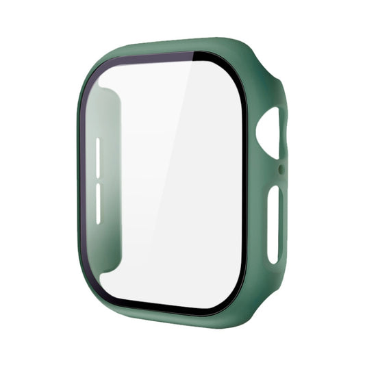 For Apple Watch Series 10/11 46mm imak Integrated Watch Case with Film(Green) by imak