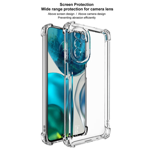 For Motorola Moto G52 4G / G82 5G IMAK UX-4 Series Four-corner Shockproof Phone Case(Transparent) by imak