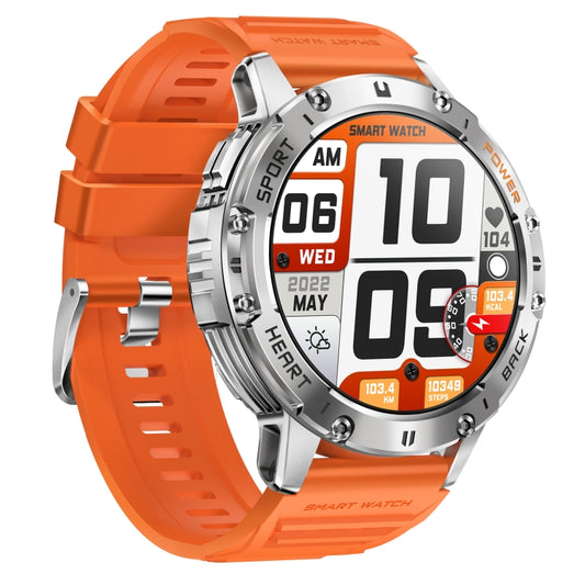 K65 1.43 inch Bluetooth Call Smart Watch, Support Heart Rate / Blood Oxygen(Orange) by bashfashion
